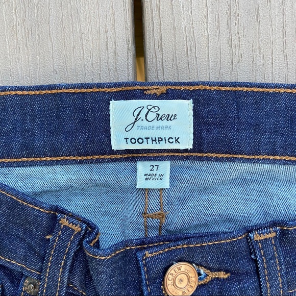 J crew 9" high-rise toothpick classic wash jean - Picture 4 of 6